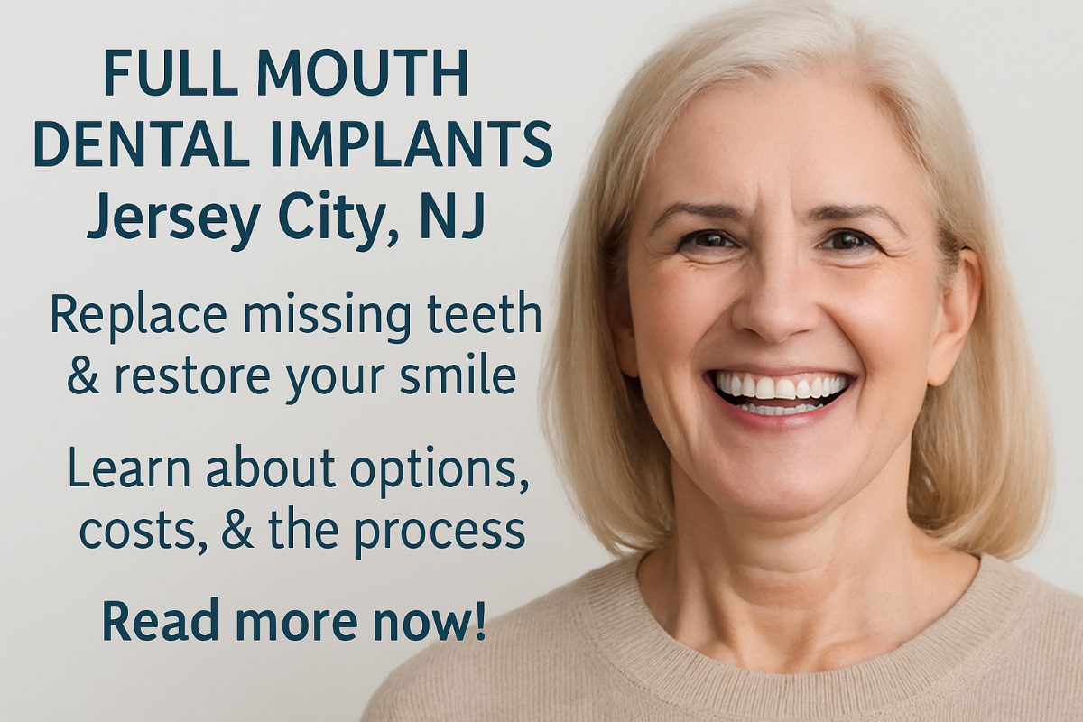 Two dental implant patients after their procedure